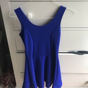 Blue homecoming dress